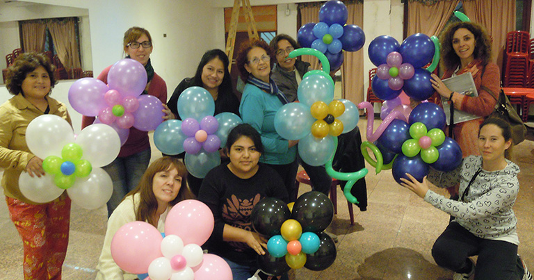 Decoración con globos